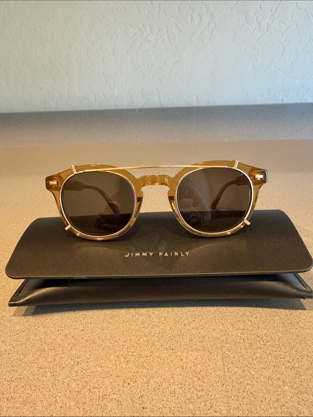 Jimmy Fairly The Asti Sunglasses yellow
